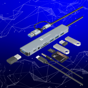 Hub USB 8 em 1